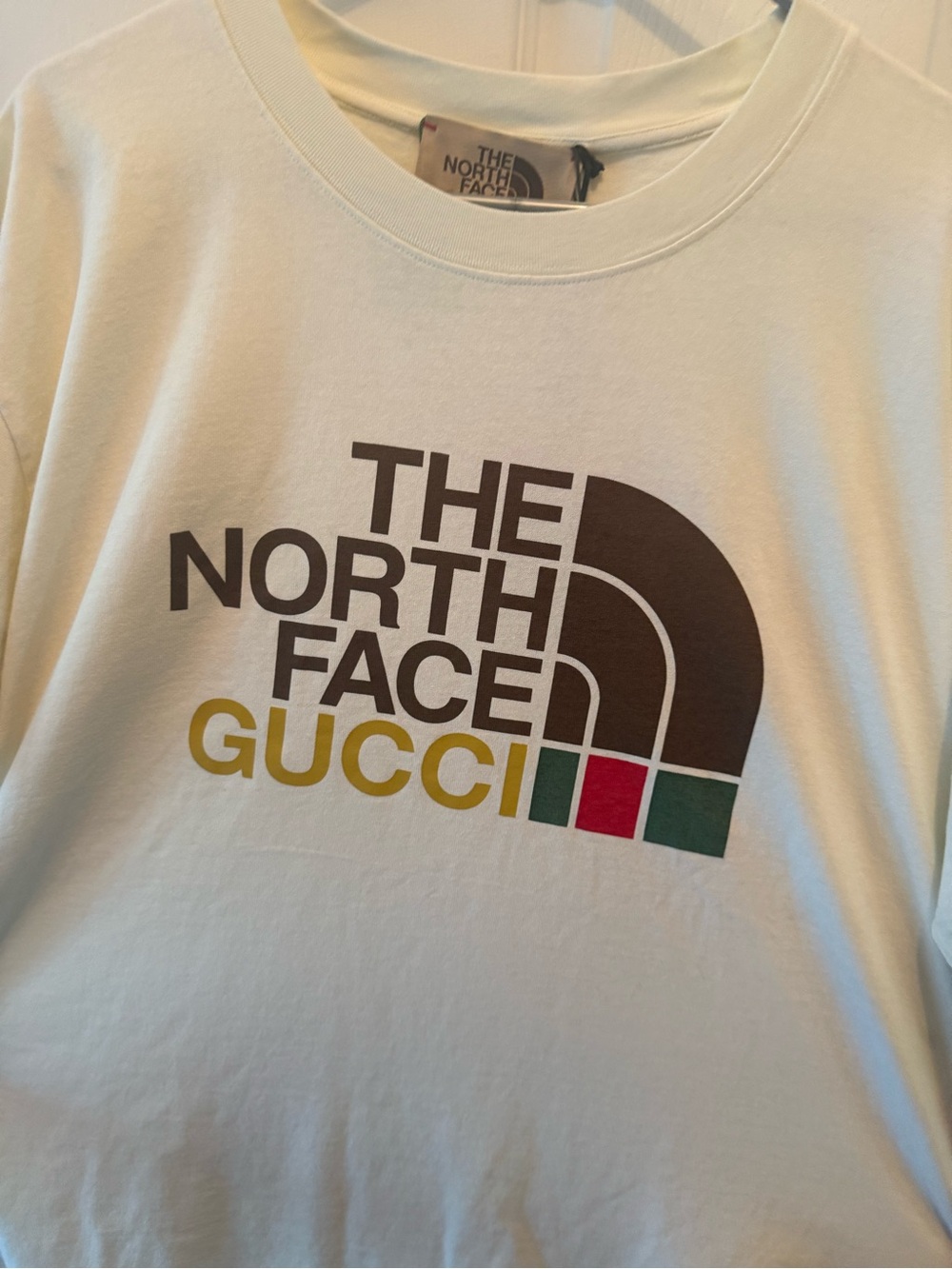 Gucci x The North Face Oversize Beige T-shirt